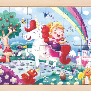 PUZZLE UNICORNI- COLORA CON ACQUA
